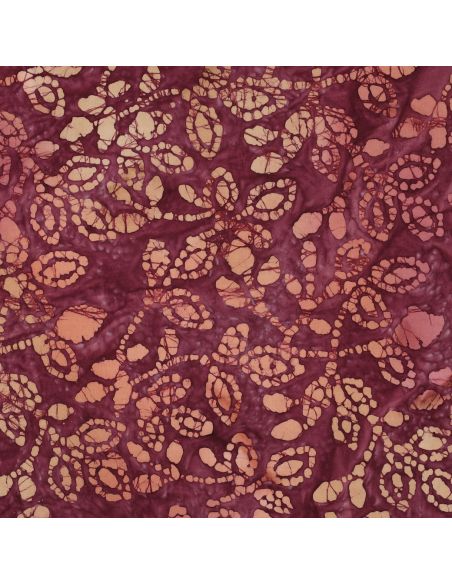 Tecido de algodão batik Méline - Cereja