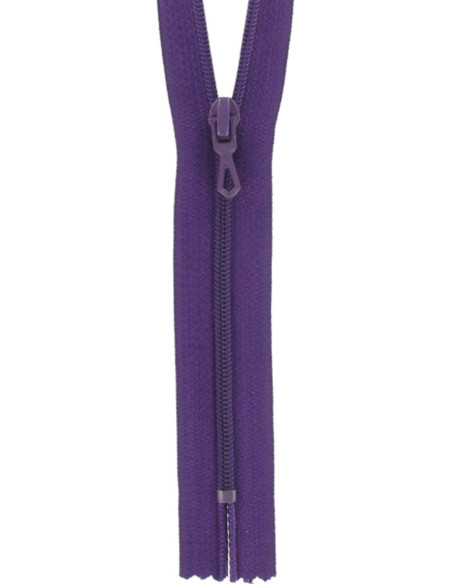 Fecho de correr de nylon - Roxo escuro