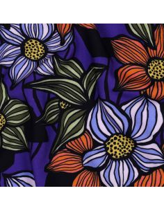 Tecido sarja viscose Florane - Cobalto 2