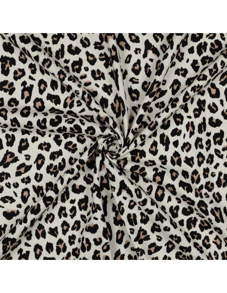Tecido viscose linho Selvagem - Bege