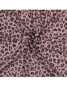 Tecido viscose linho Sauvage - Malva