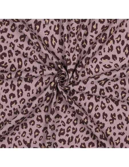 Tecido viscose linho Sauvage - Malva
