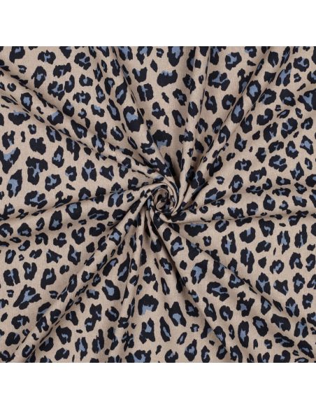 Tecido viscose linho Sauvage - Camelo