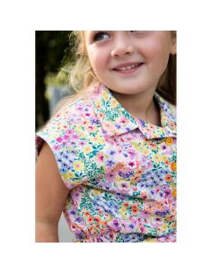 Tecido jersey estampado - Campos de flores 2