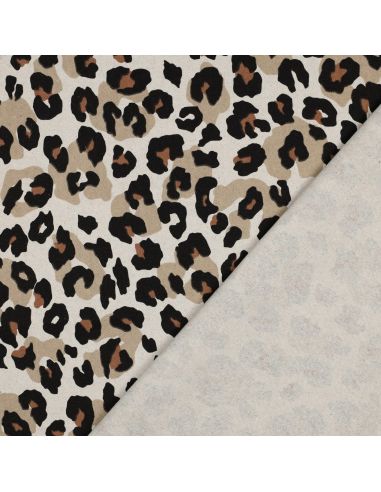 Tela de algodão canvas - Leopardo