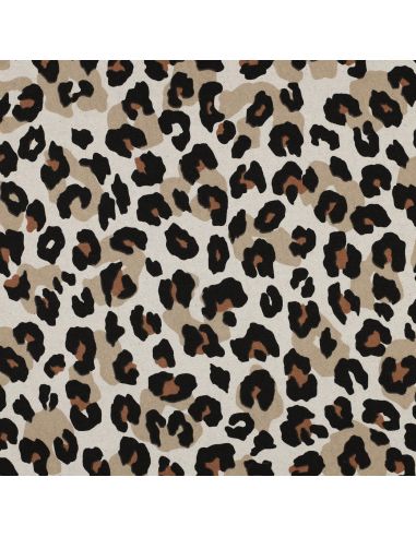 Tela de algodão canvas - Leopardo