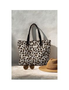 Tela de algodão canvas - Leopardo 2