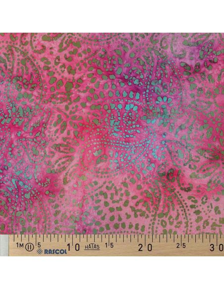 Tecido viscose batik Kaona - Rosa