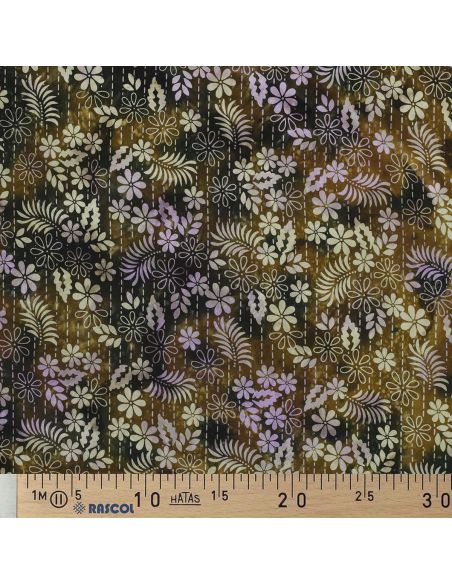 Tecido viscose batik Théa - Verde