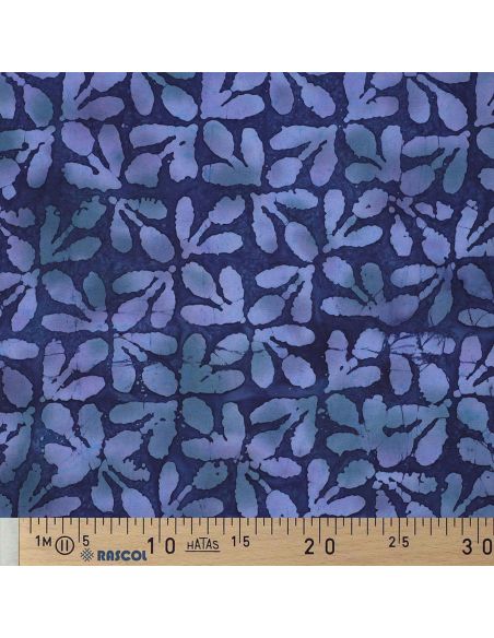 Tecido viscose batik Lagon - Azul marinho