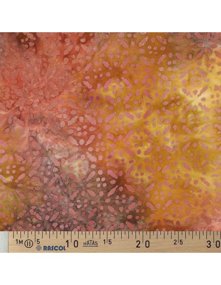 Tecido viscose batik Soléane - Amarelo