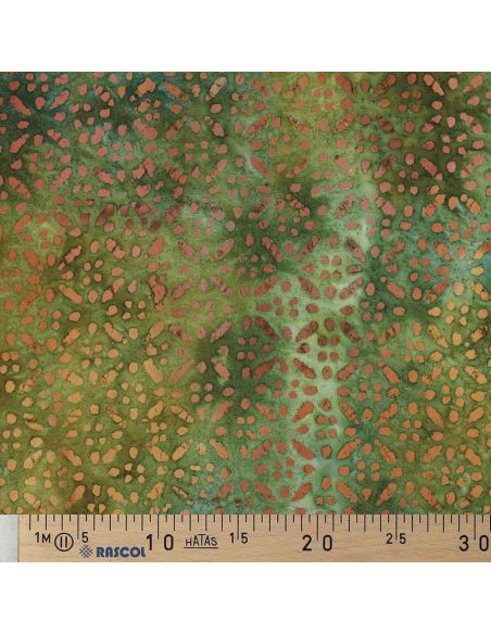 Tecido viscose batik Soléane - Verde