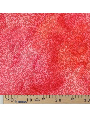 Tecido viscose batik Vaiana - Vermelho