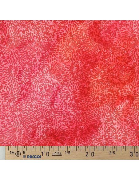 Tecido viscose batik Vaiana - Vermelho