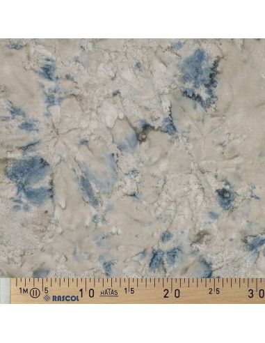 Tecido de algodão batik Solia - Bege