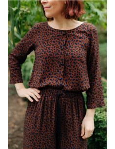 Molde de blusa e vestido Galipette - Églantine & Zoé