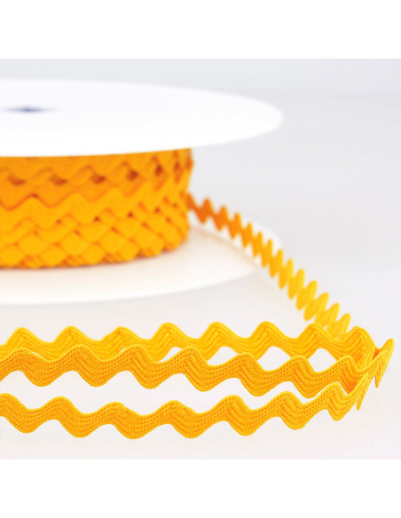 Serpentina - Croché 8 mm - Amarelo