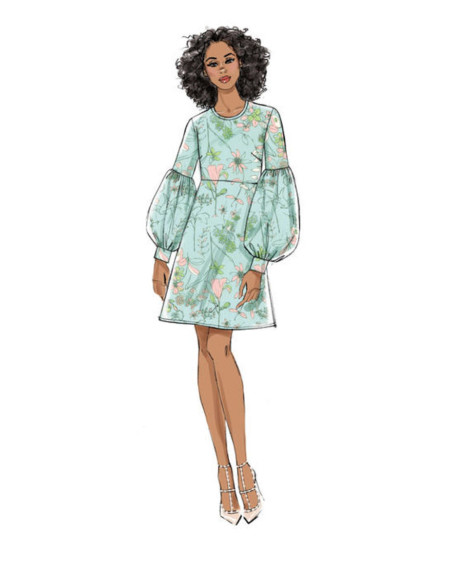 Molde de vestido - Vogue 9344