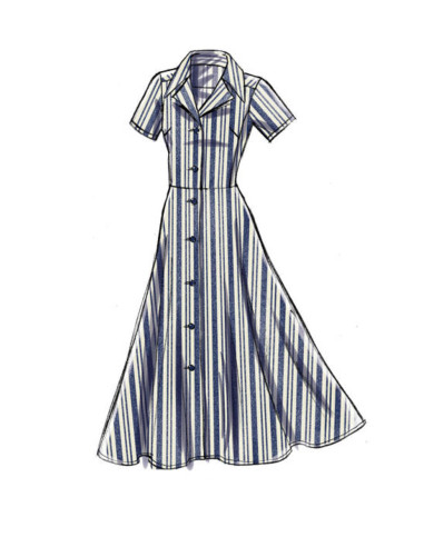 Molde de vestido - Vogue 9345