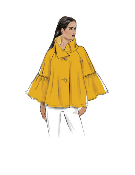 Molde de blusa - Vogue 9347