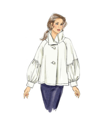 Molde de blusa - Vogue 9347