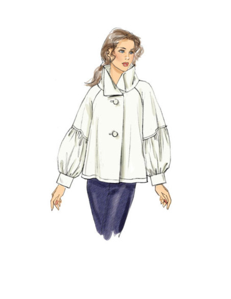 Molde de blusa - Vogue 9347