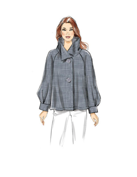 Molde de blusa - Vogue 9347