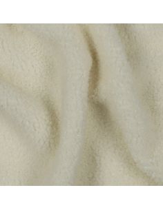 Tecido polar Teddy dupla face - Cru 2