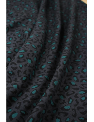 Tecido viscose Bagheera Antracite - Églantine & Zoé