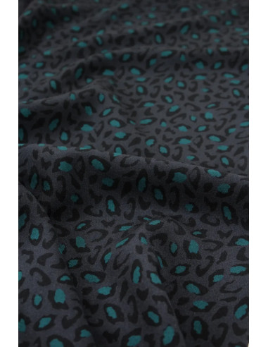 Tecido viscose Bagheera Antracite - Églantine & Zoé
