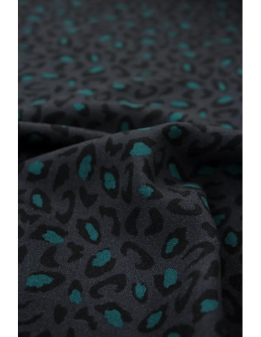 Tecido viscose Bagheera Antracite - Églantine & Zoé