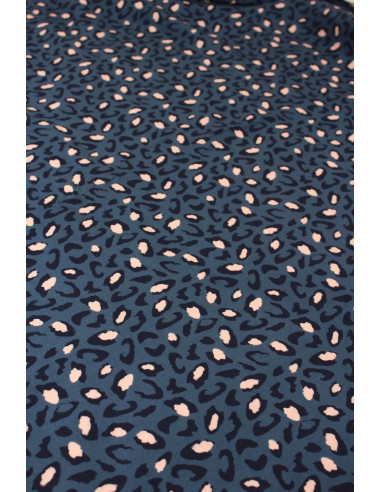 Tecido viscose Bagheera Azul - Églantine & Zoé