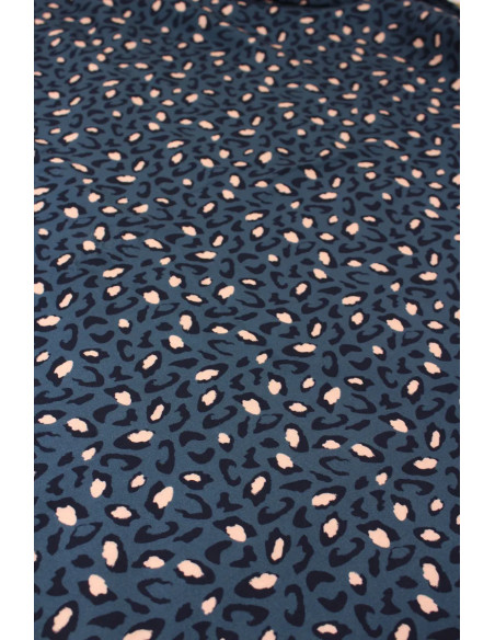 Tecido viscose Bagheera Azul - Églantine & Zoé
