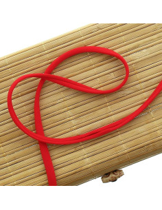 Cordão de lycra para spaghetti 5 mm - Vermelho