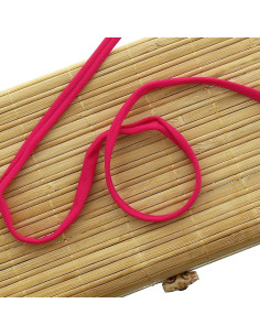 Cordão de lycra para spaghetti 5 mm - Fúcsia