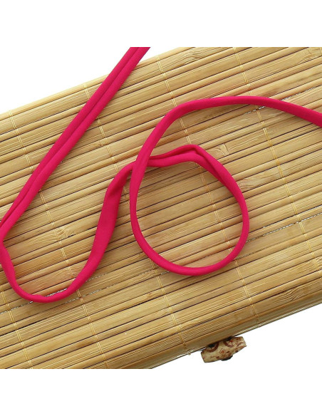 Cordão de lycra para spaghetti 5 mm - Fúcsia