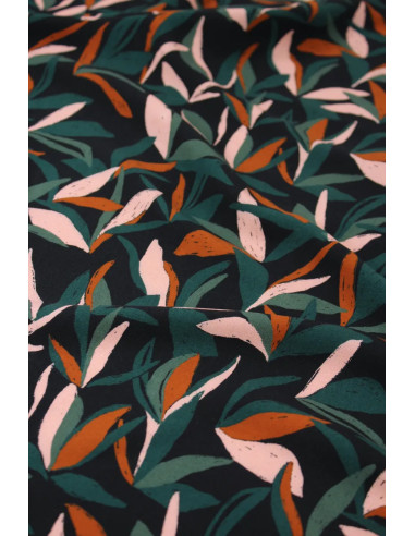 Tecido viscose Mowgli Verde - Églantine & Zoé