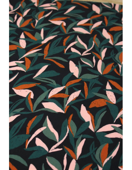 Tecido viscose Mowgli Verde - Églantine & Zoé