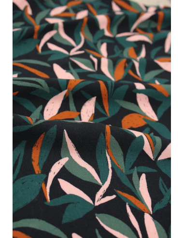 Tecido viscose Mowgli Verde - Églantine & Zoé