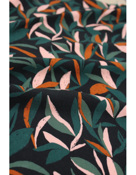 Tecido viscose Mowgli Verde - Églantine & Zoé