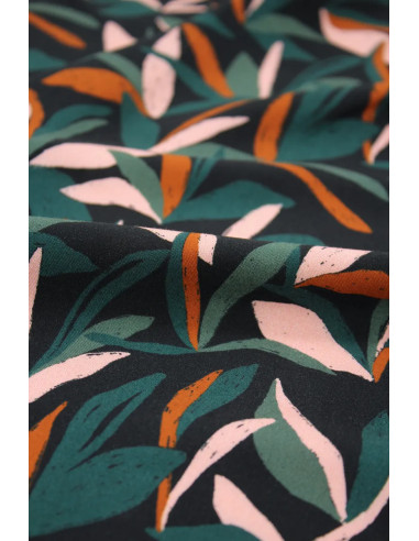 Tecido viscose Mowgli Verde - Églantine & Zoé