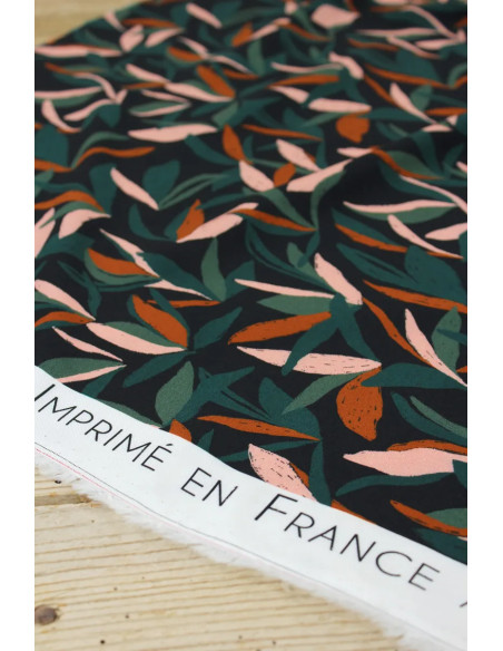 Tecido viscose Mowgli Verde - Églantine & Zoé