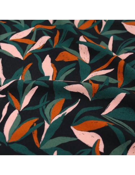 Tecido viscose Mowgli Verde - Églantine & Zoé