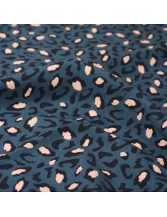 Tecido viscose Bagheera Azul - Églantine & Zoé