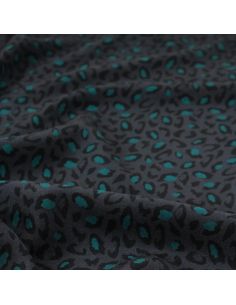 Tecido viscose Bagheera Antracite - Églantine & Zoé