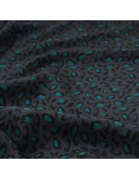 Tecido viscose Bagheera Antracite - Églantine & Zoé