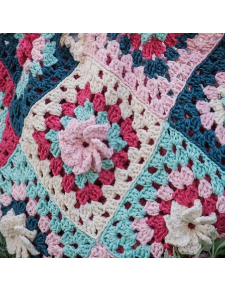Kit de crochê - Bolsa Granny square