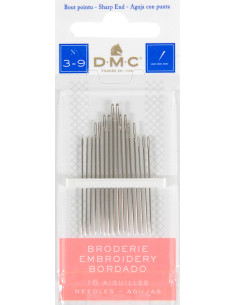 Agulhas de bordar DMC n°3-9
