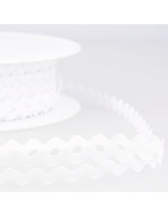 Serpentina - Croché 8 mm - Branco