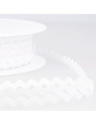 Serpentina - Croché 8 mm - Branco